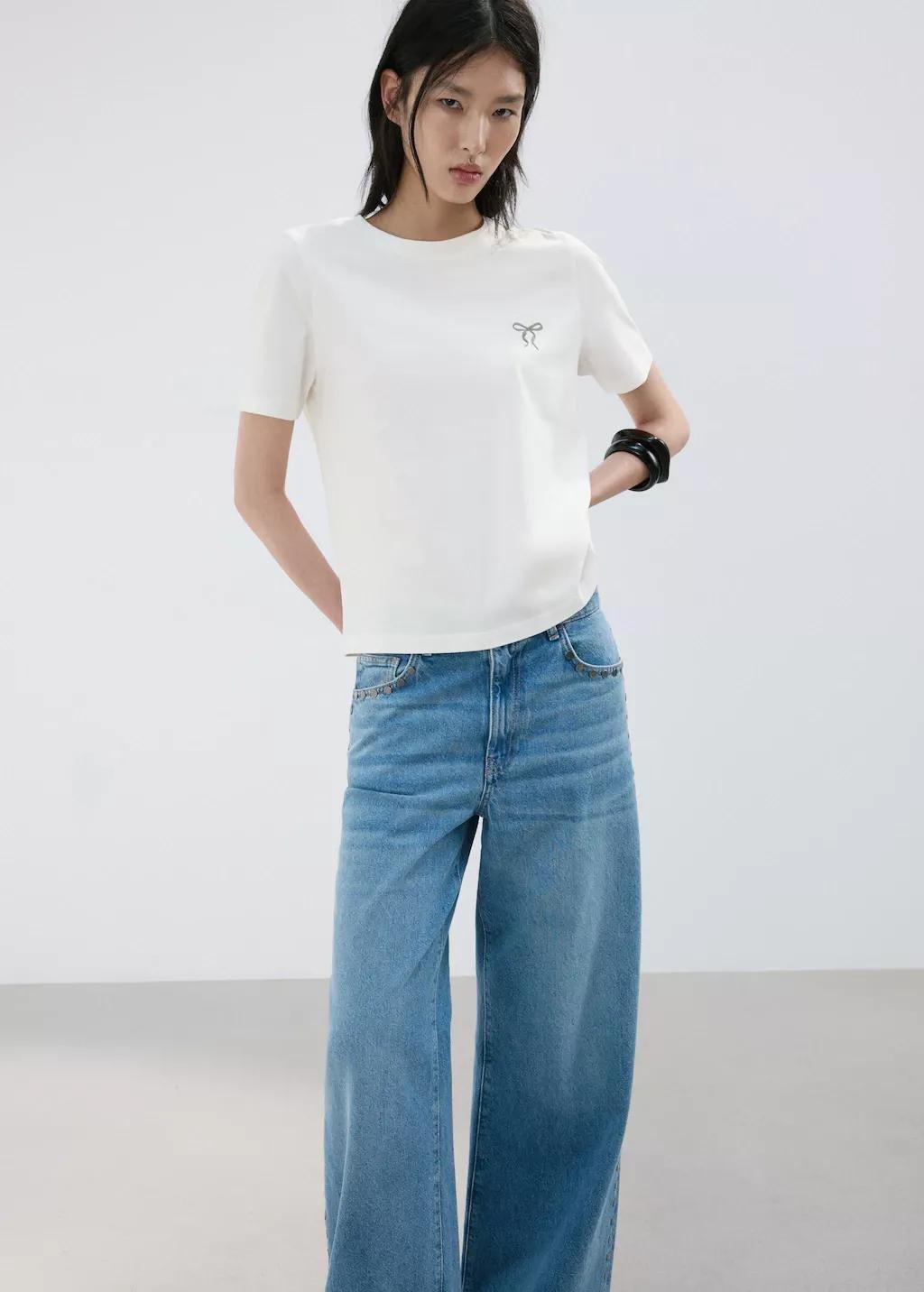 WHITE Short-sleeved printed t-shirt, 0201_01, large image number 3