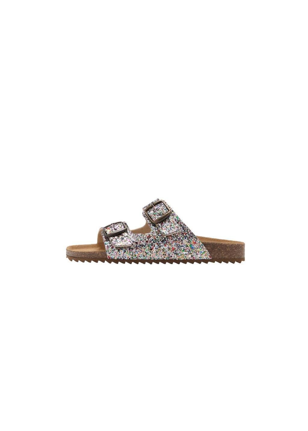 Purple Lt Pastel Glitter Buckle Sandals, Kids Girl, 0201_68, large image number 2