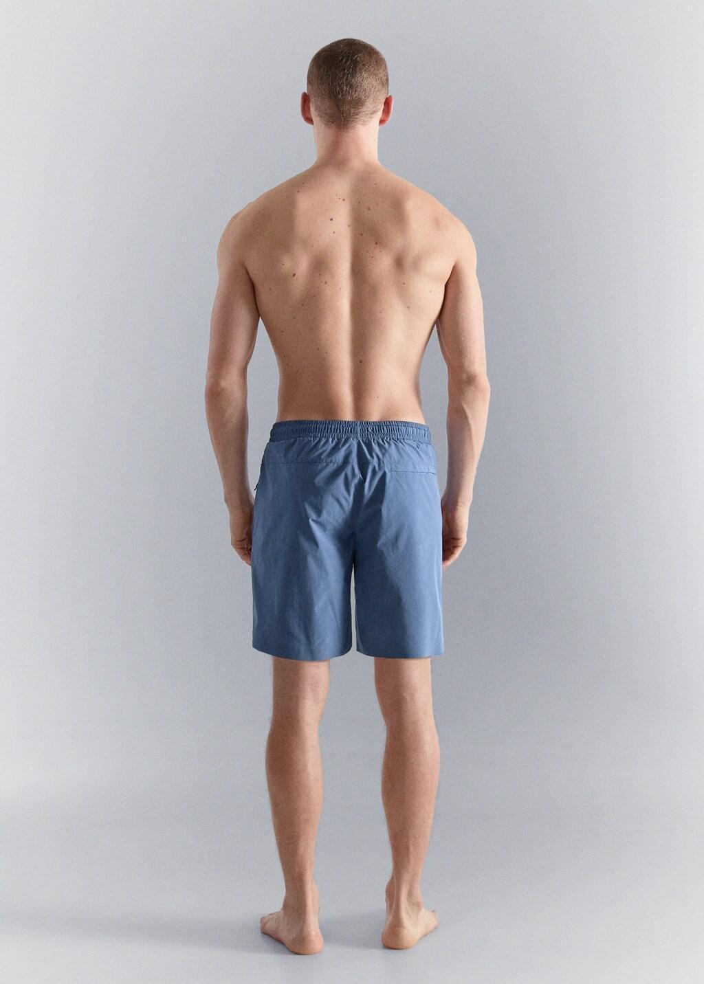 Blue Swimsuit With Zip Pockets, 0201_51, large image number 2