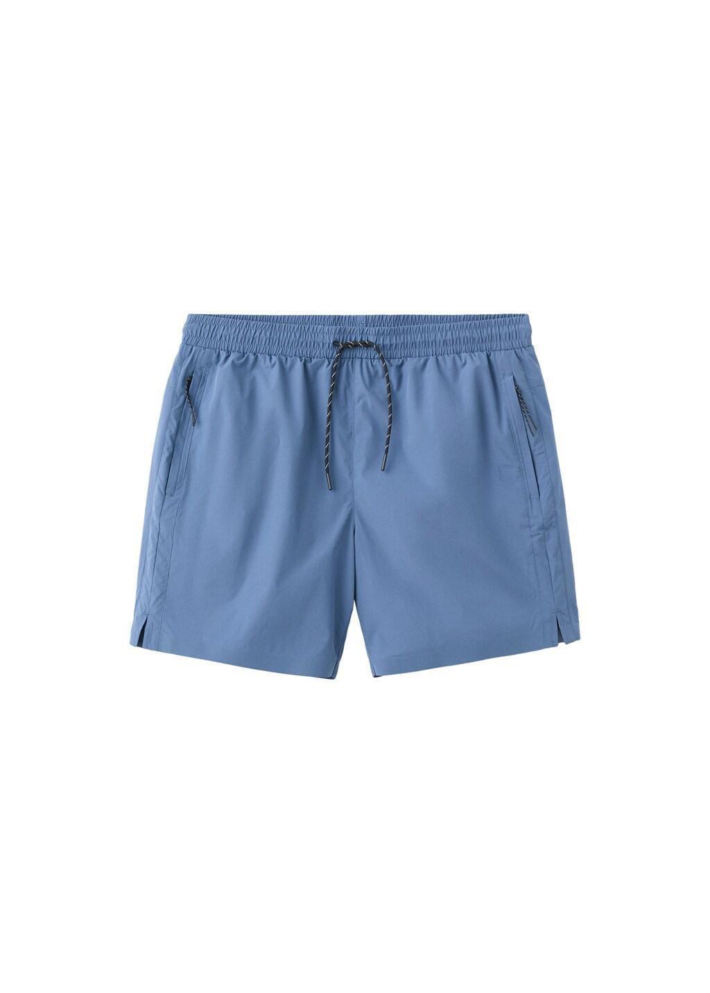 Blue Swimsuit With Zip Pockets, 0201_51, large image number 8