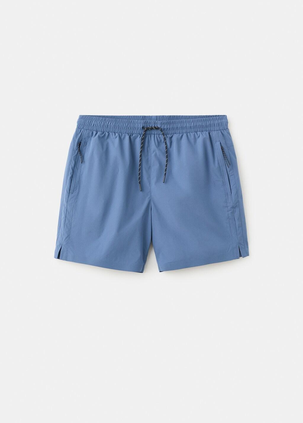 Blue Swimsuit With Zip Pockets, 0201_51, large image number 9