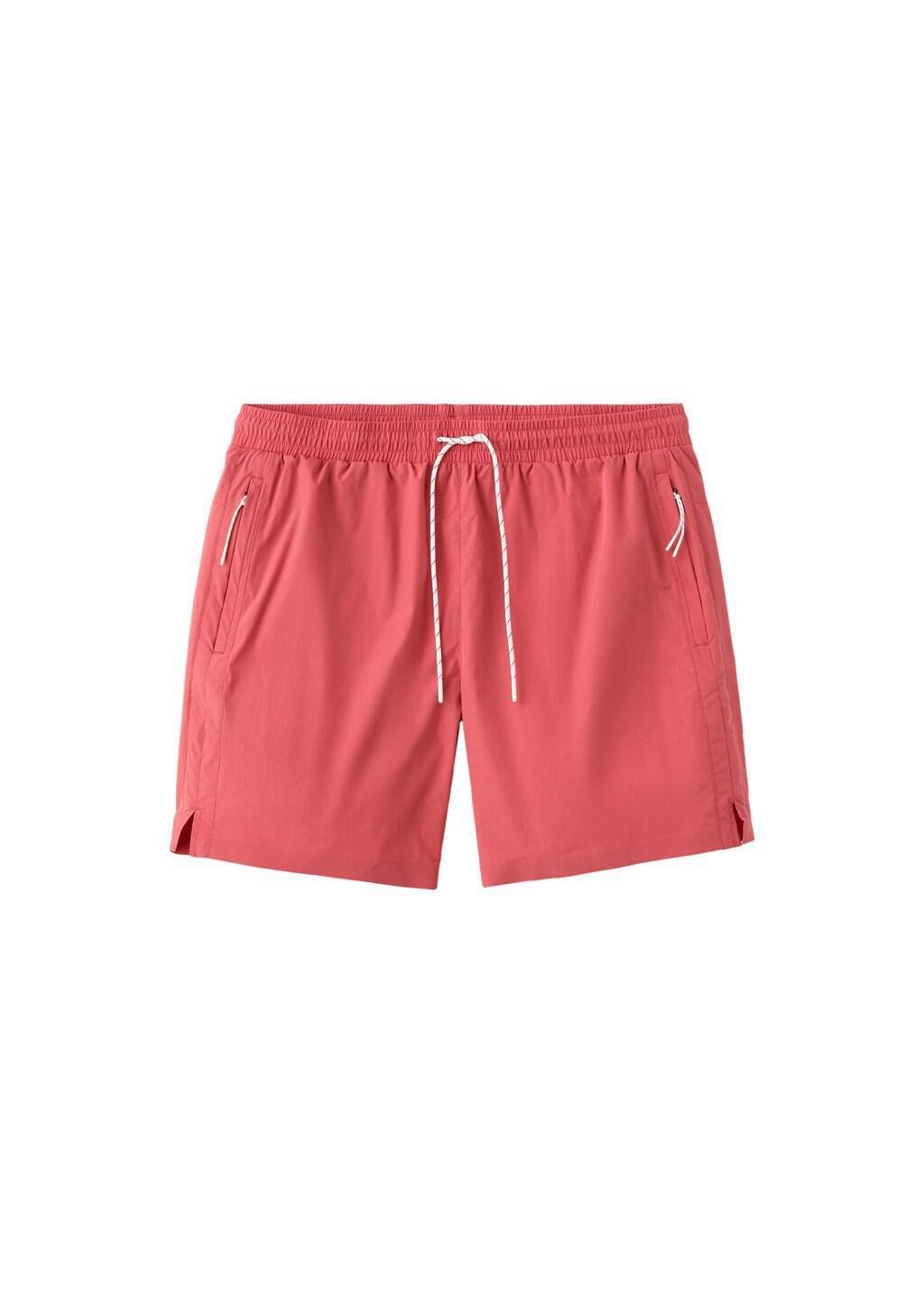 Red Swimsuit With Zip Pockets, 0201_70, large image number 7