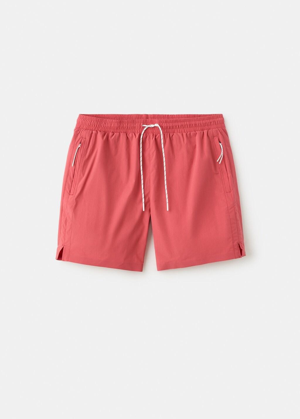 Red Swimsuit With Zip Pockets, 0201_70, large image number 8