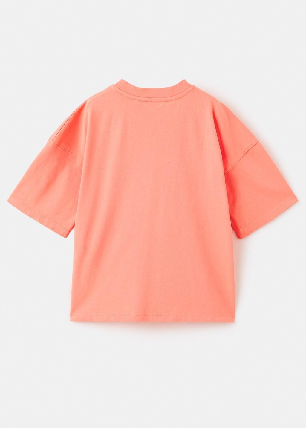Red Boxy Fit Printed T-Shirt, Kids Boy, Bright Red, large image number 2