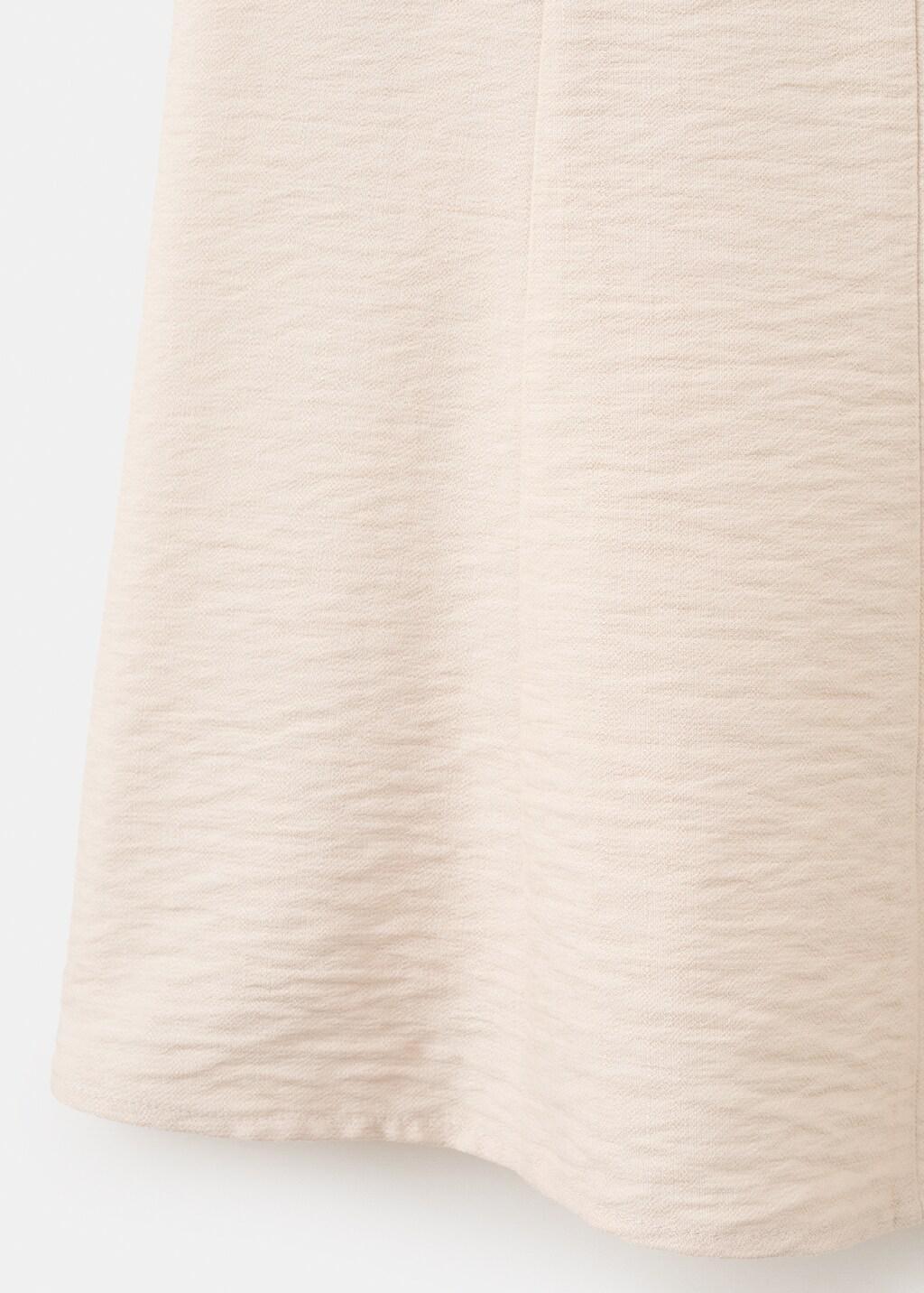 Brown Lt Pastel A-Line Crinkle Effect Dress, Light Pastel Brown, large image number 5
