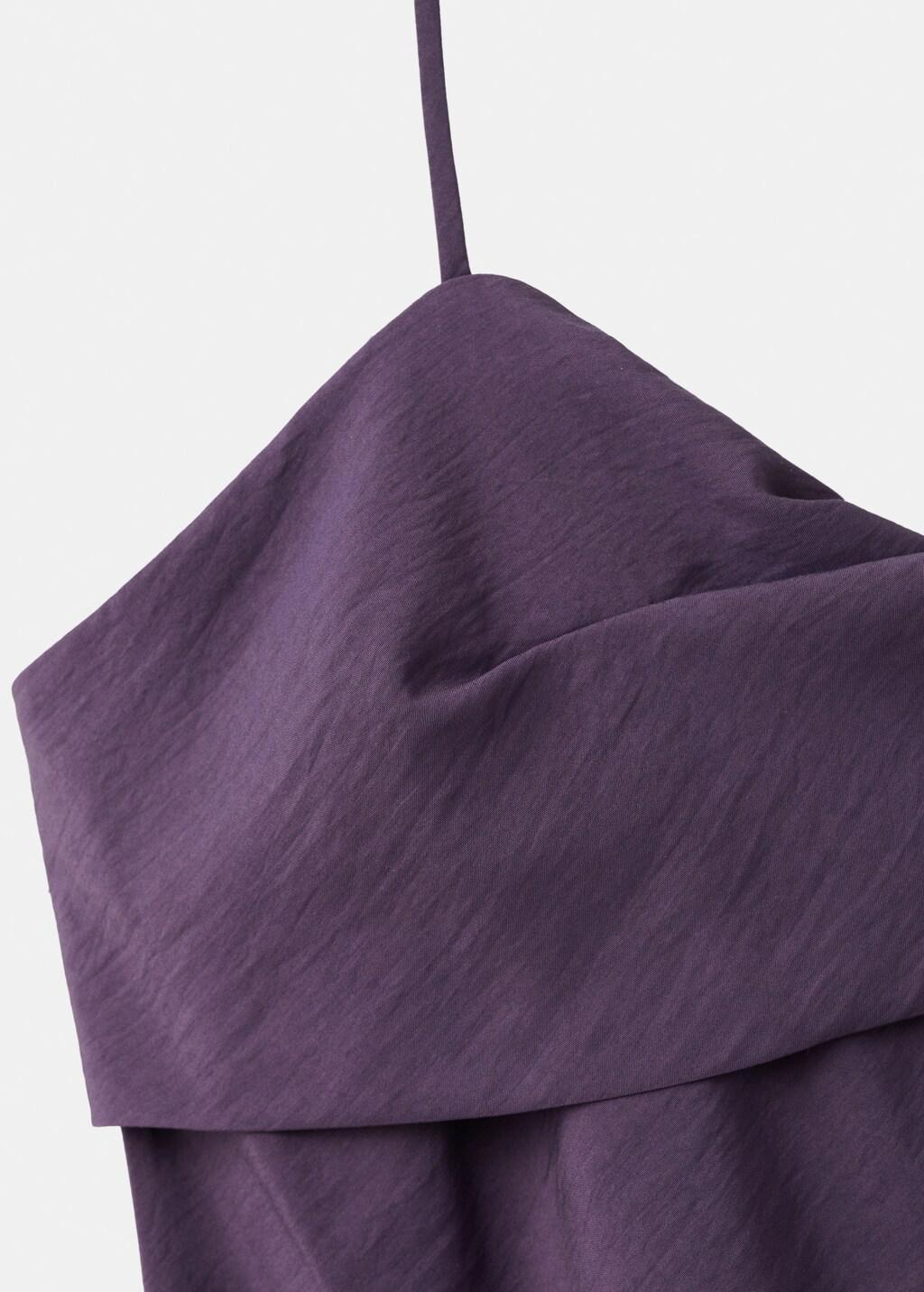 Purple Lt Pastel Midi Dress With A Wrap Neckline, 0201_61, large image number 1