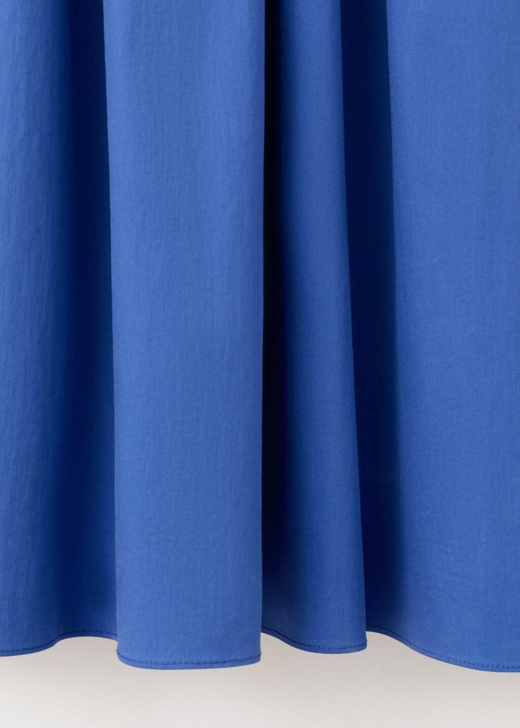 Blue Ruched Strapless Dress, 0201_52, large image number 1