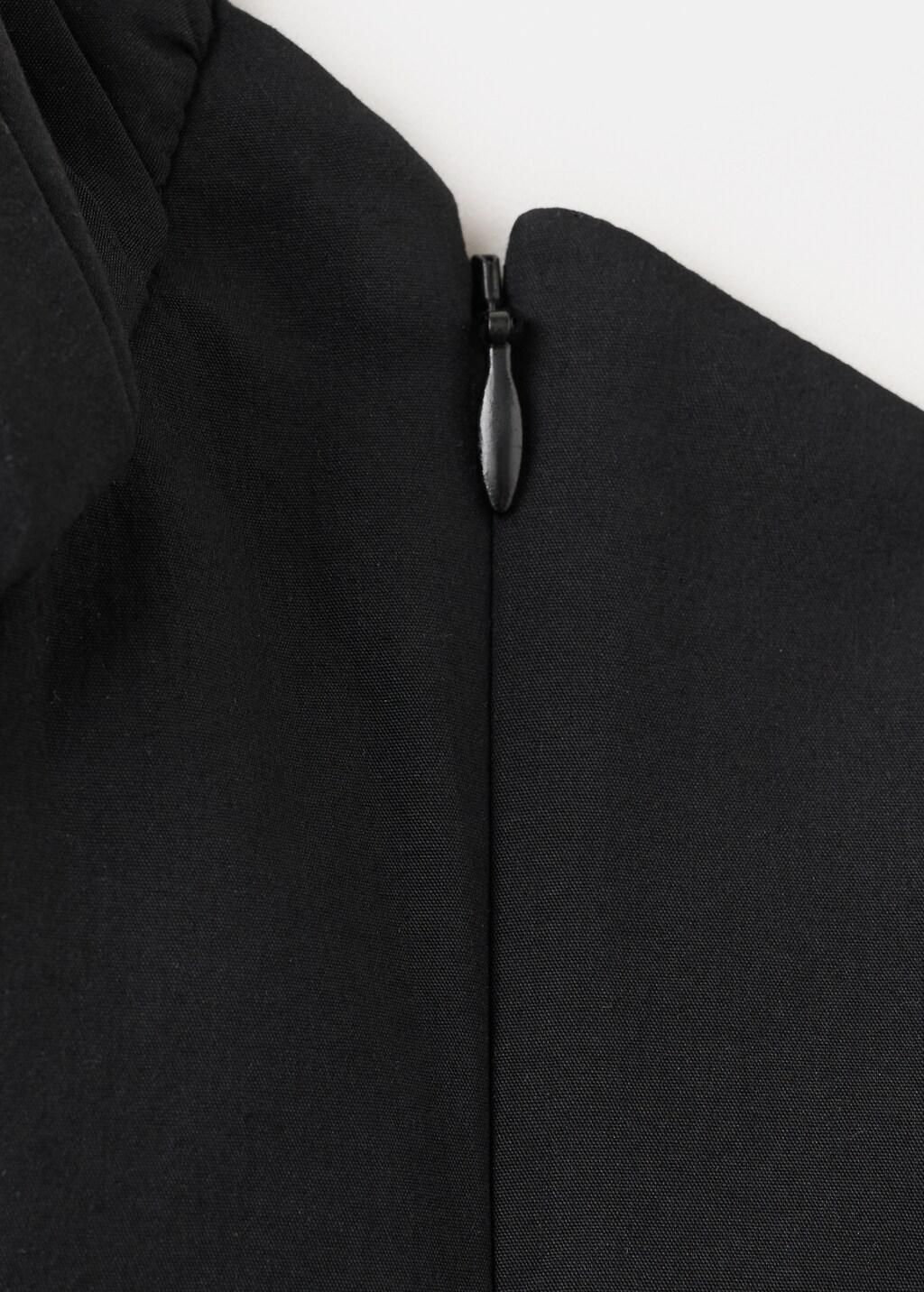 Black Cross-Over Halter Dress, 0201_99, large image number 5