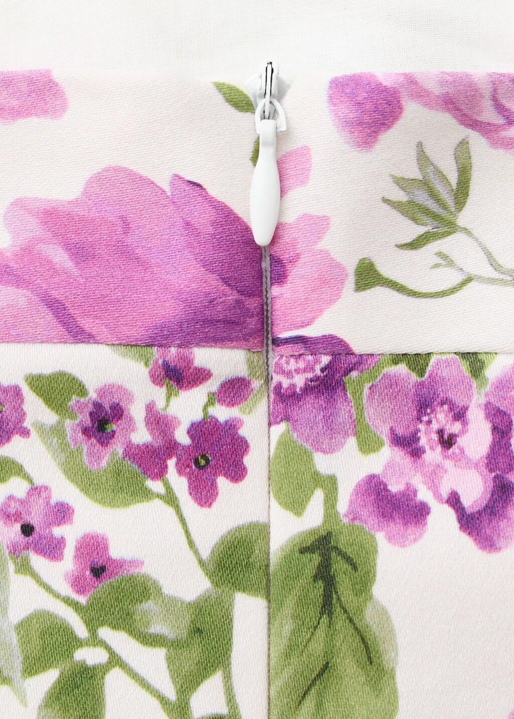 Purple Lt Pastel Floral-Print Halter Dress, 0201_61, large image number 1
