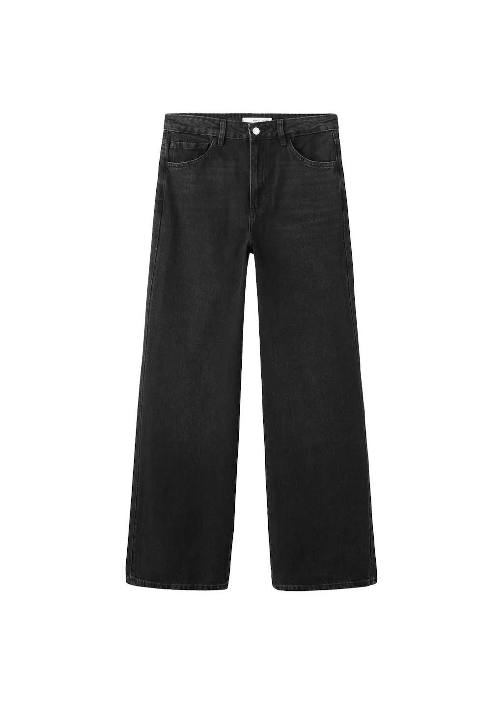 Grey Danila High-Waisted Wide-Leg Jeans, 0201_TN, large image number 7