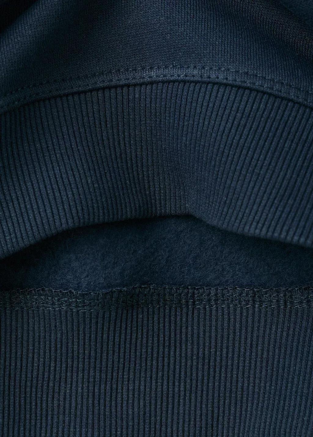 Navy Printed Hoodie, Kids Boys, Navy, large image number 4