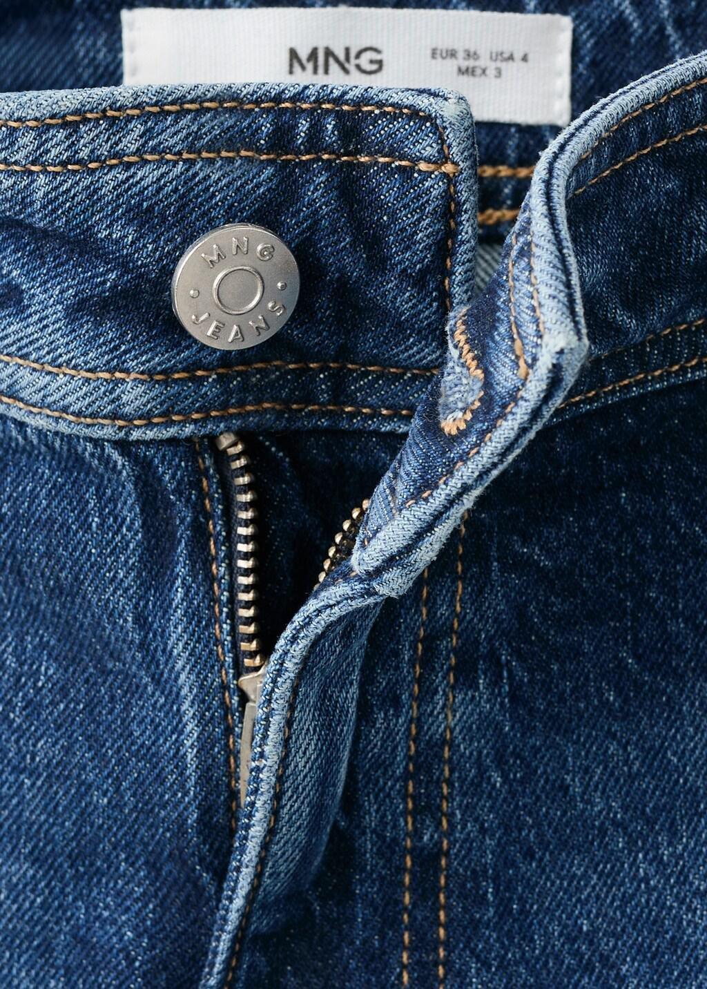 Blue Catherin Culotte High-Rise Jeans, Open Blue, large image number 1