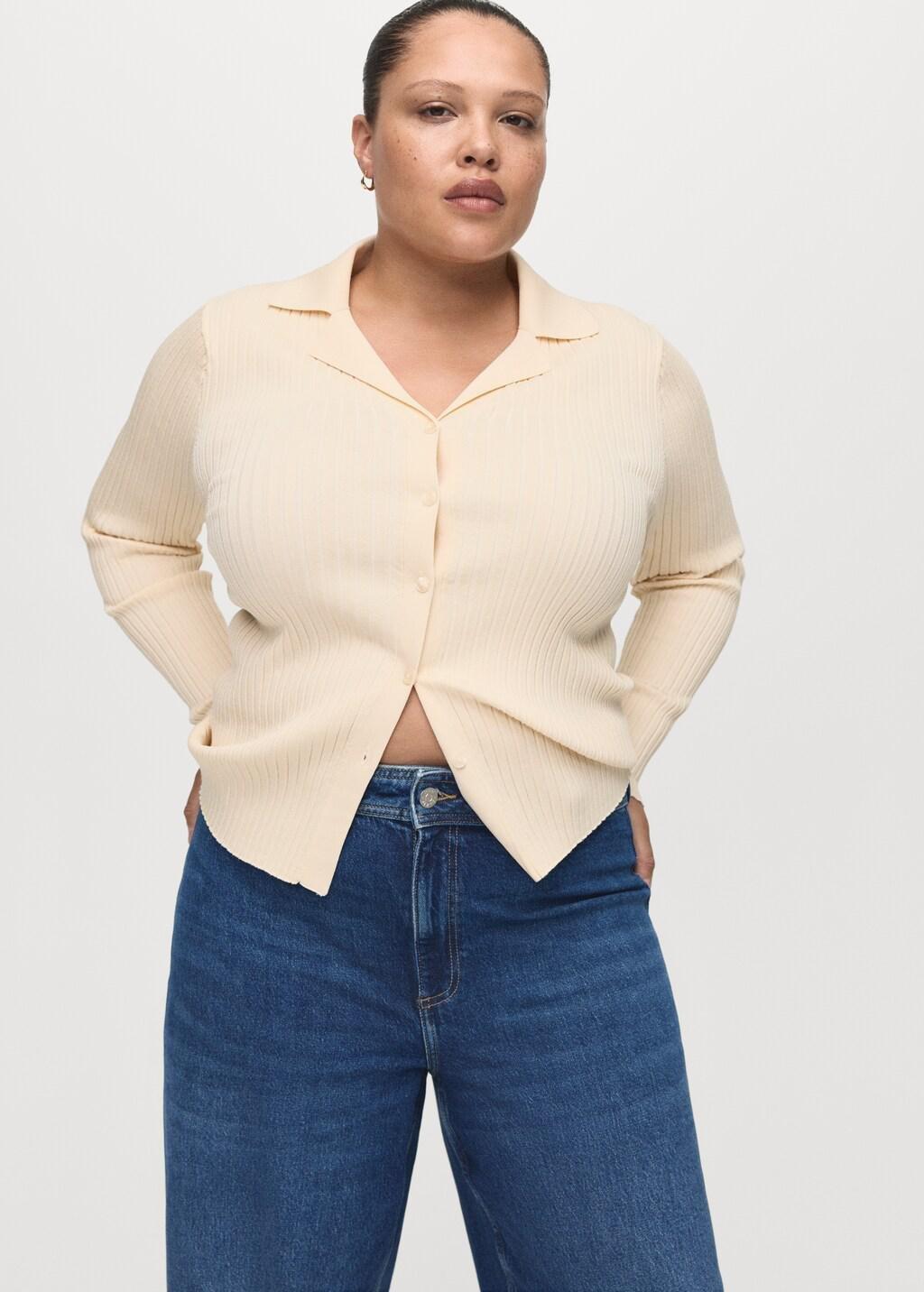 Blue Catherin Culotte High-Rise Jeans, Open Blue, large image number 5