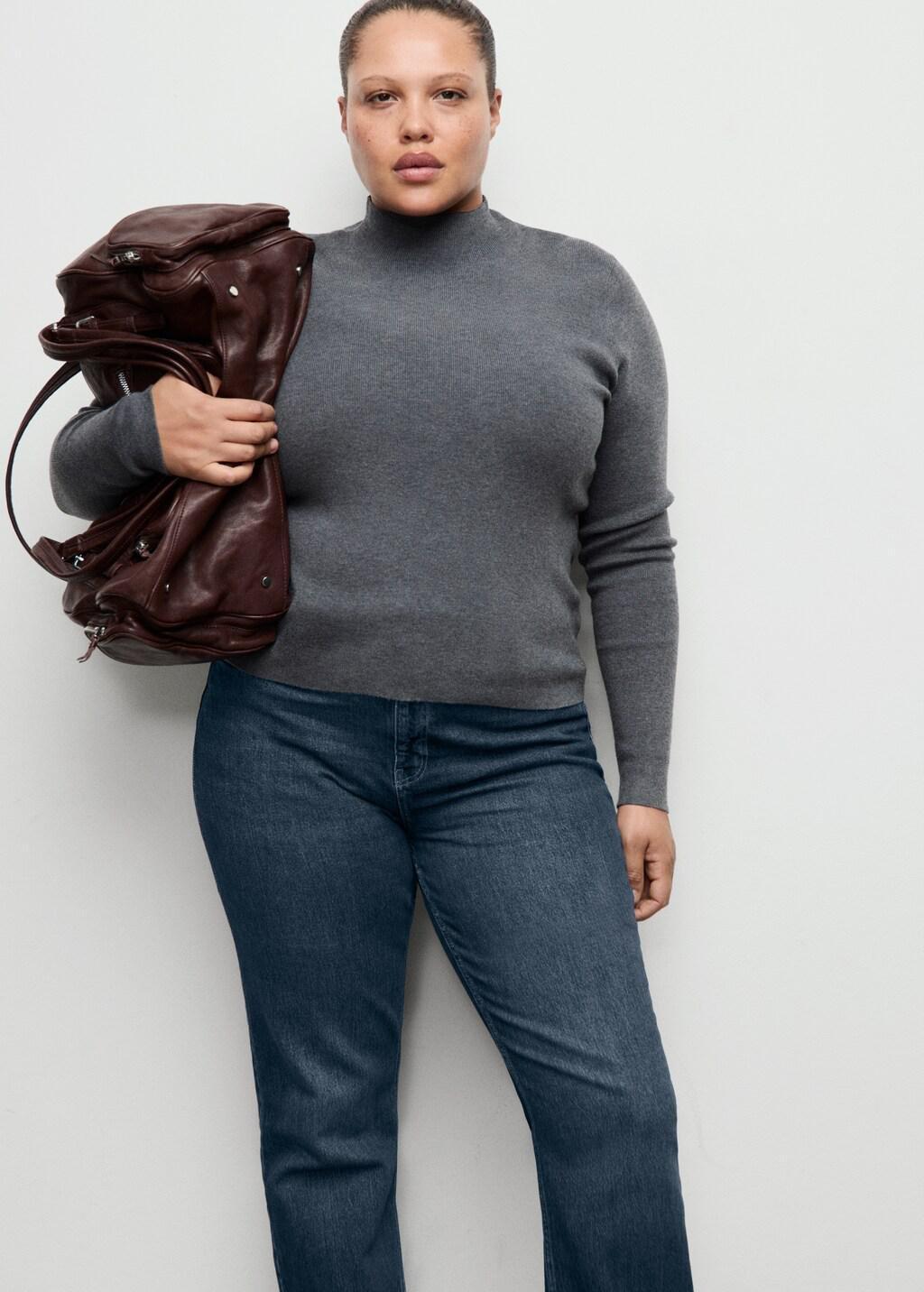 Blue Fiona Flared Mid-Rise Jeans, Open Blue, large image number 6