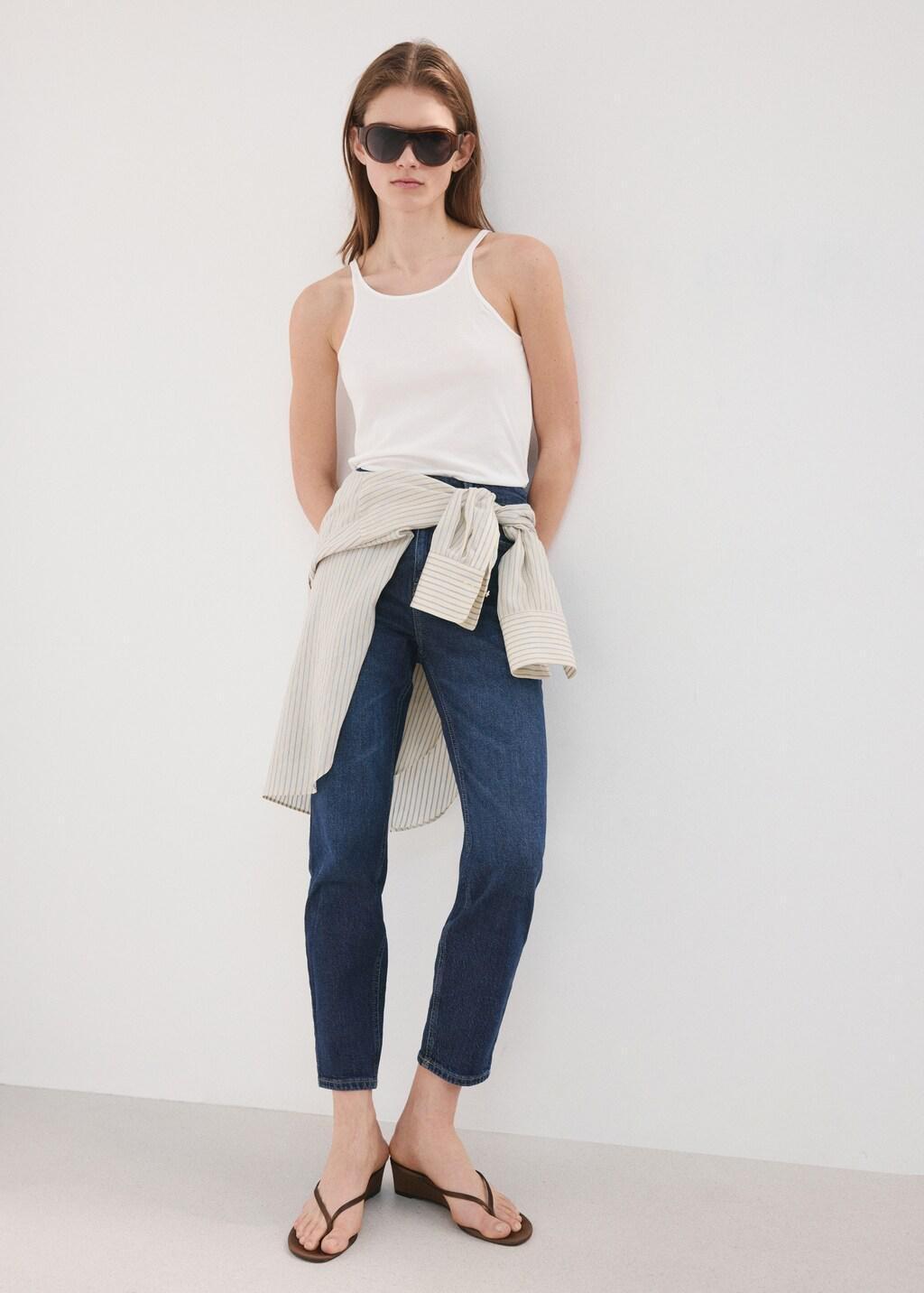 Blue New mom Comfort High-Rise Jeans, 0201_TO, large image number 0