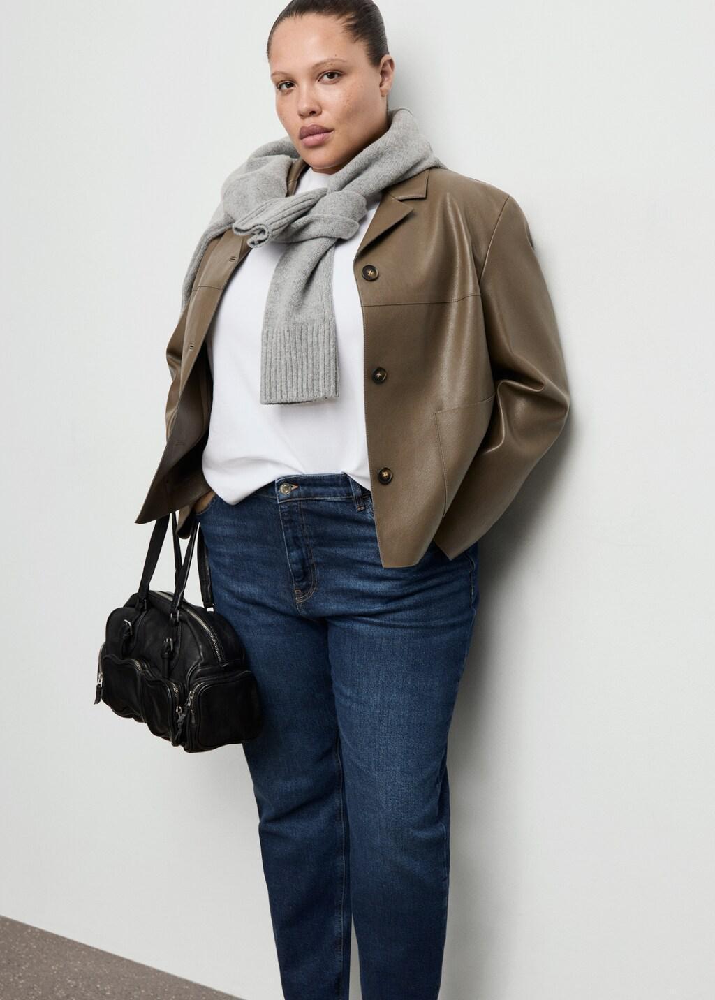 Blue New mom Comfort High-Rise Jeans, 0201_TO, large image number 6