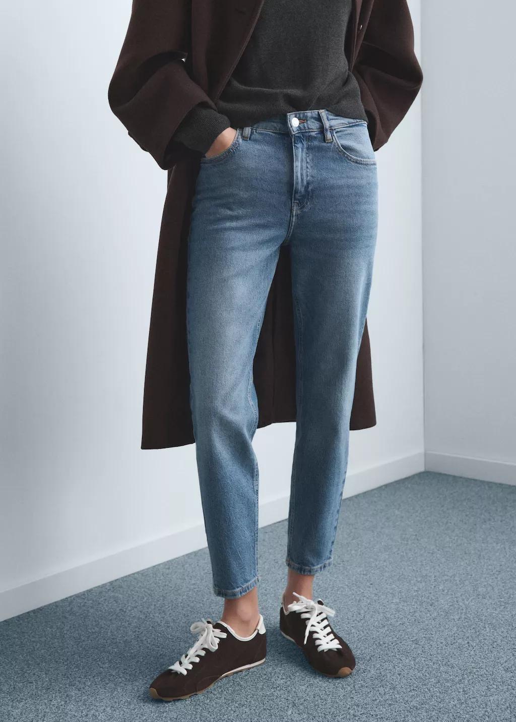 Blue New Mom Comfort High-Rise Jeans, Open Blue, large image number 3