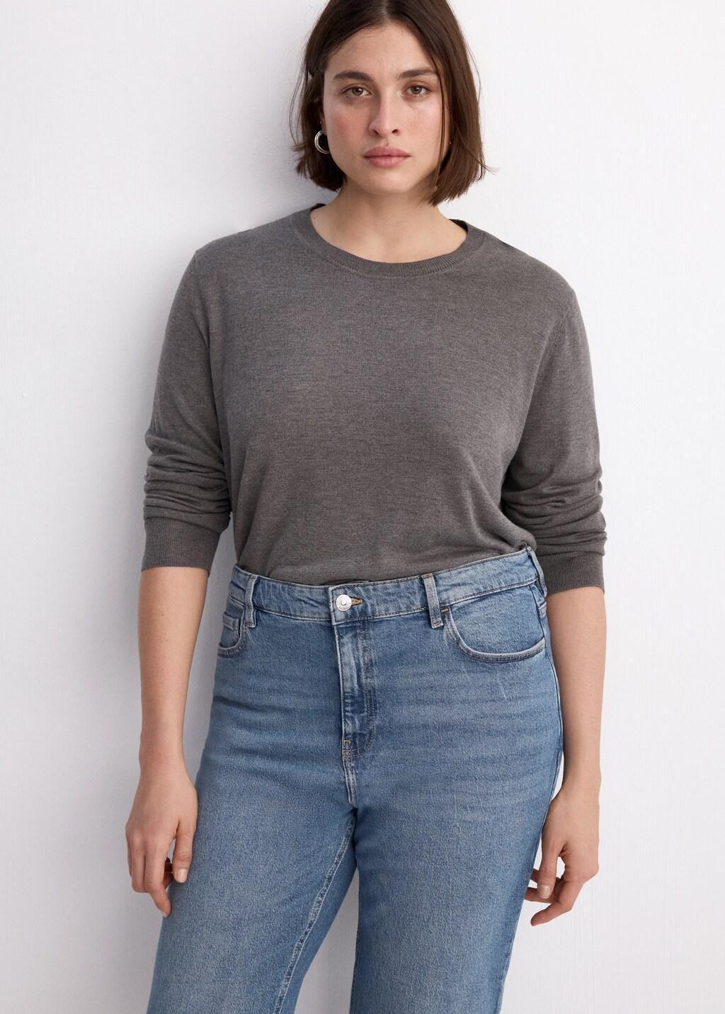 Blue New Mom Comfort High-Rise Jeans, Open Blue, large image number 6