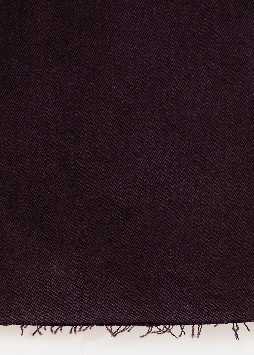 Burgundy Catherin Culotte High-Rise Jeans, Dark Red, large image number 4