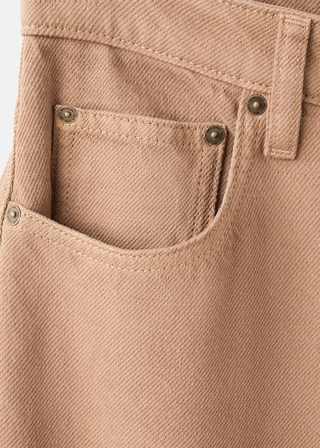 Cream Low-Rise Balloon Jeans, 0201_07, large image number 5