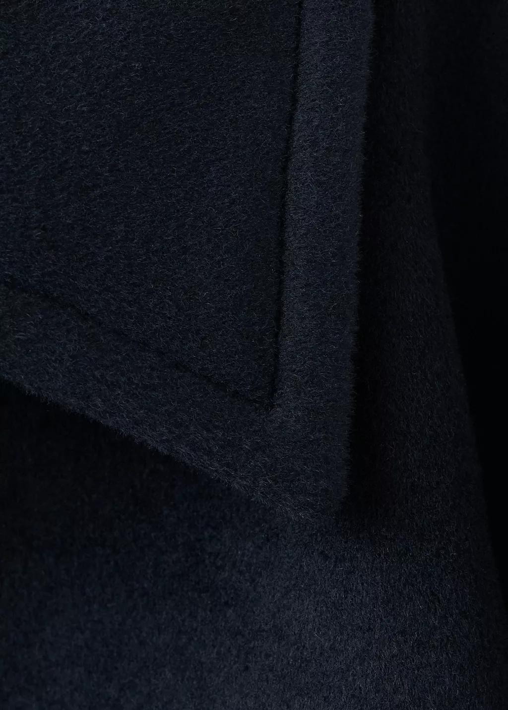 Navy Wool Jacket With Shirt Collar, 0201_56, large image number 5