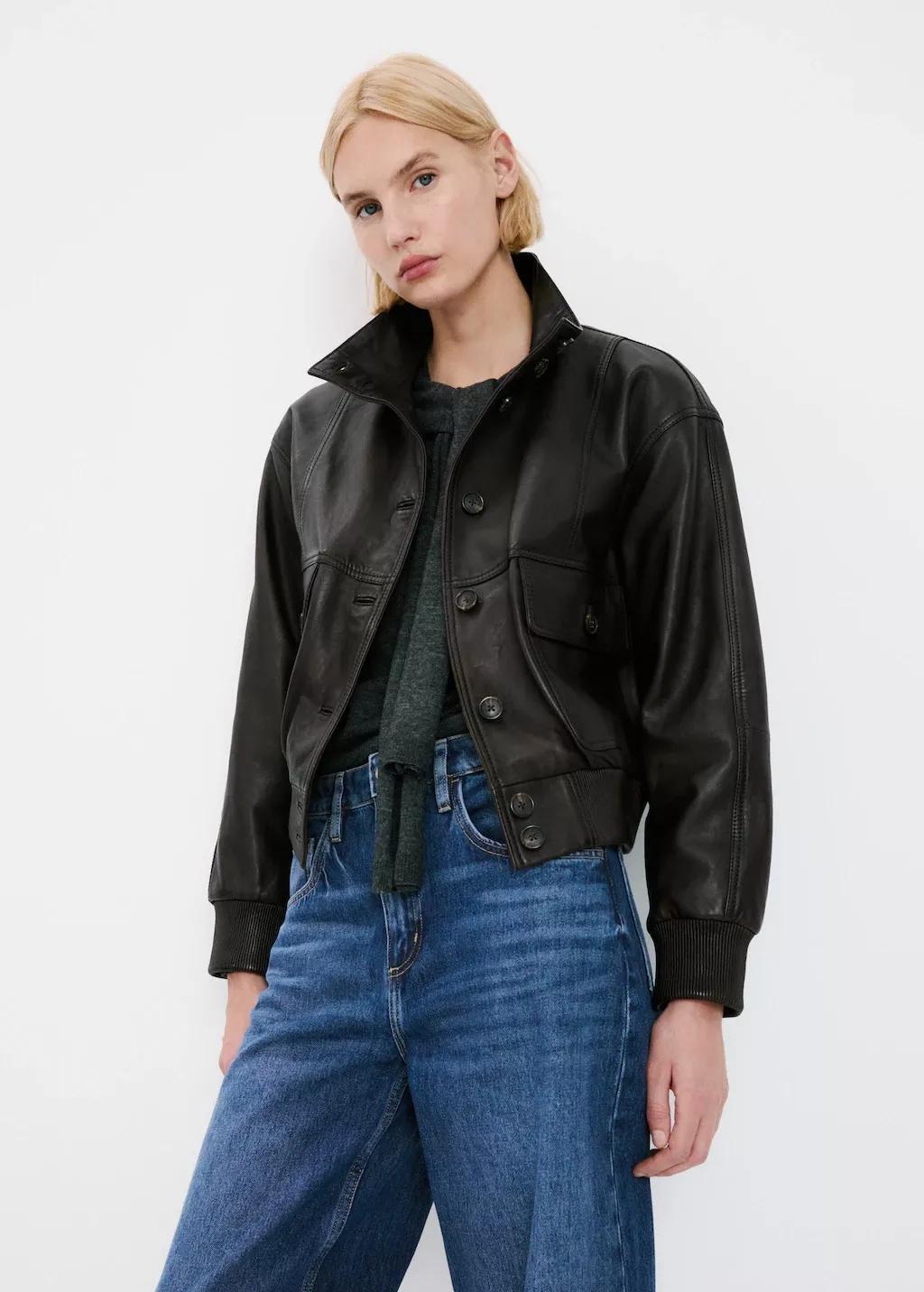 Blue High-Waisted Barrel Jeans, Open Blue, large image number 4