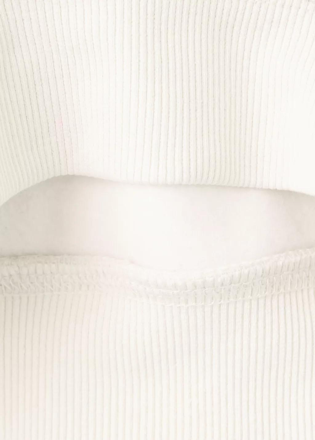 Beige Printed Cotton Sweatshirt, Light Beige, large image number 3