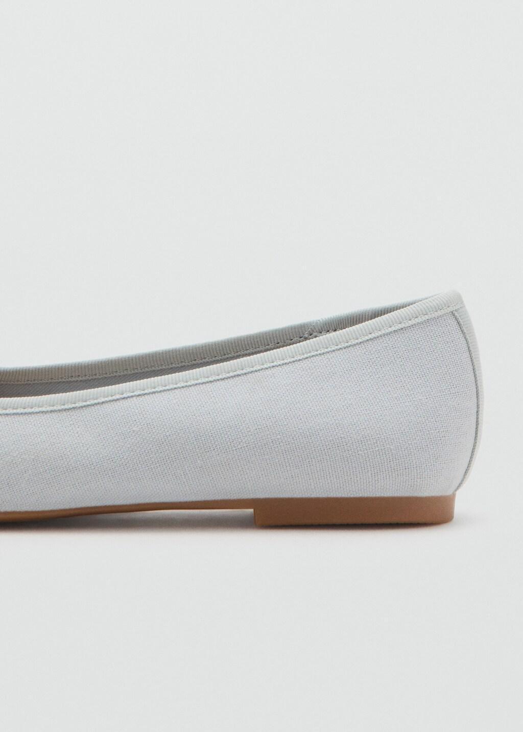 Ballet flats with bows, Kids Girl, Turquoise - Aqua, medium