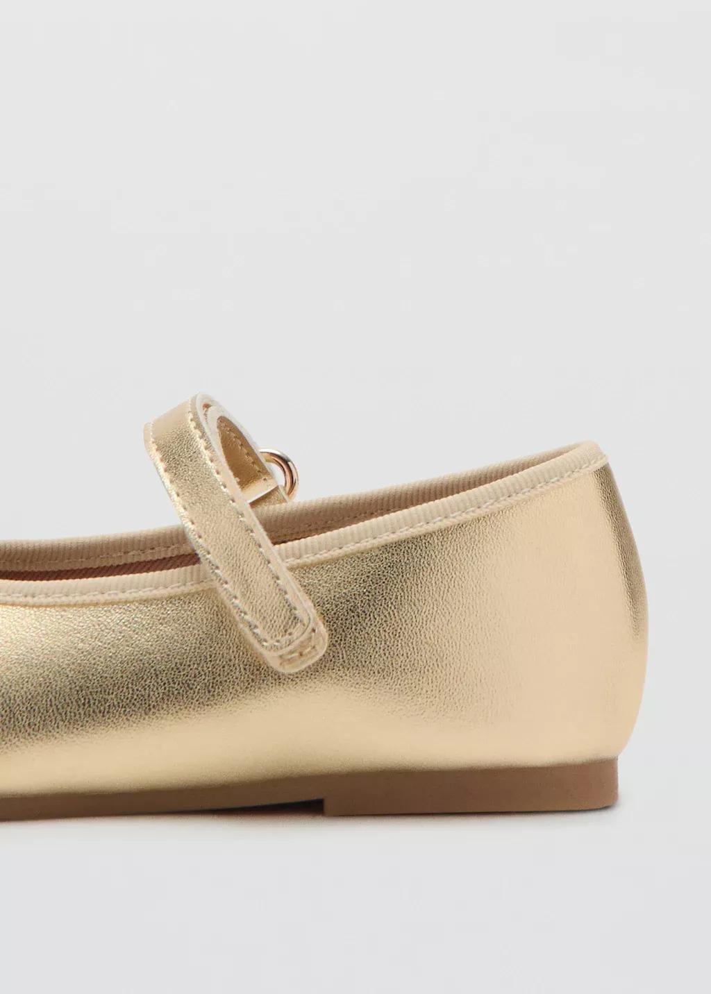 Gold Metallic Ballerina Bow, Baby Girls, Gold, large image number 1