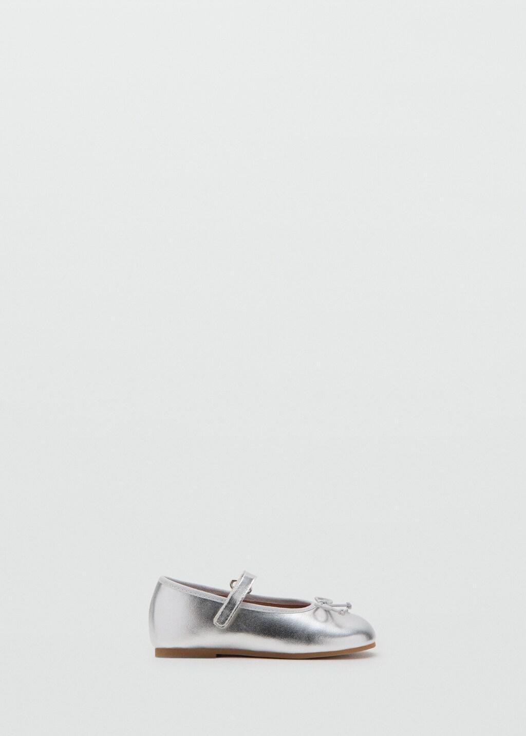 Silver Metallic Ballerina Bow, Baby Girls, Silver, large image number 3