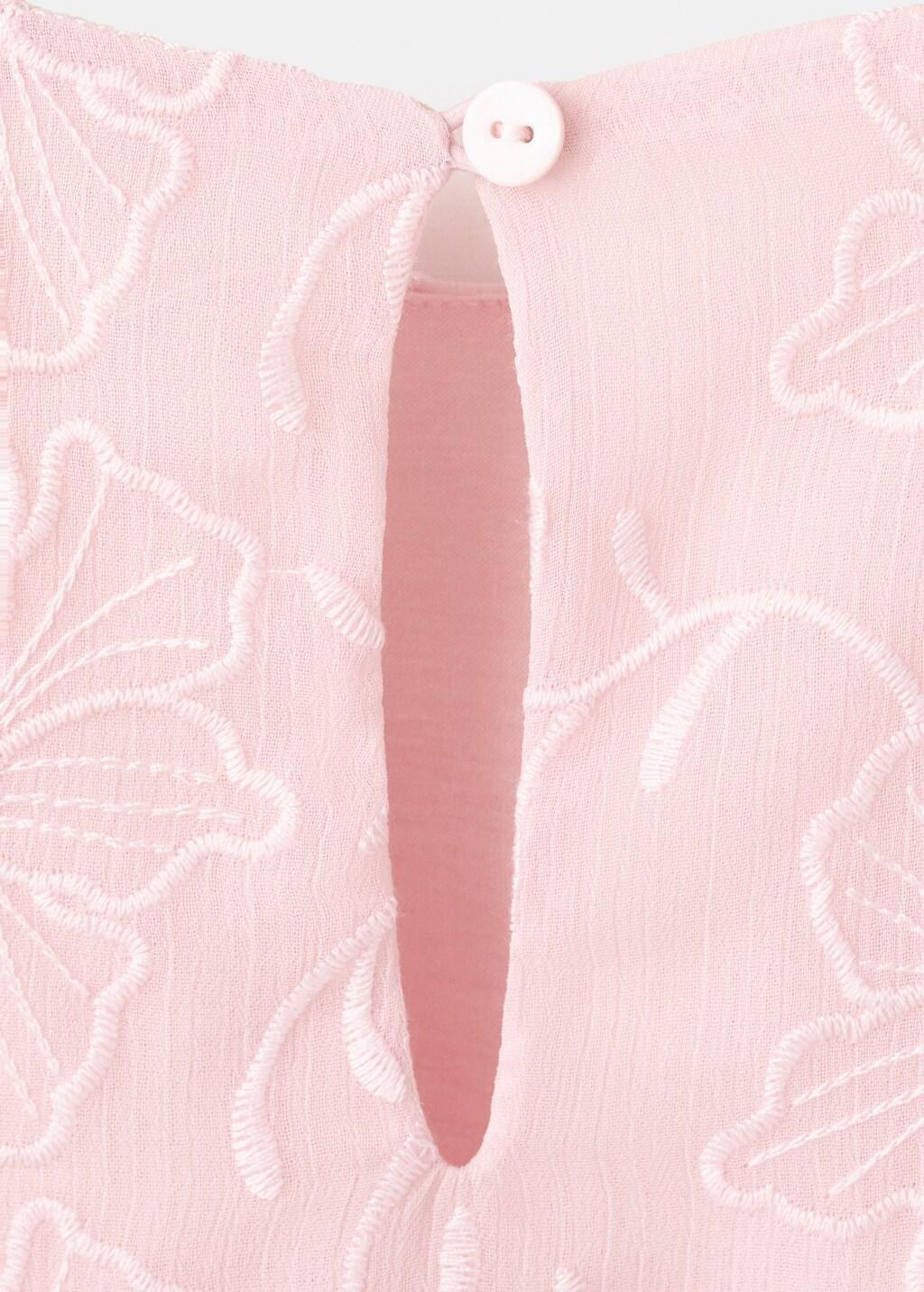 Pink Flowy Printed Top, Kids Girl, Pink, medium