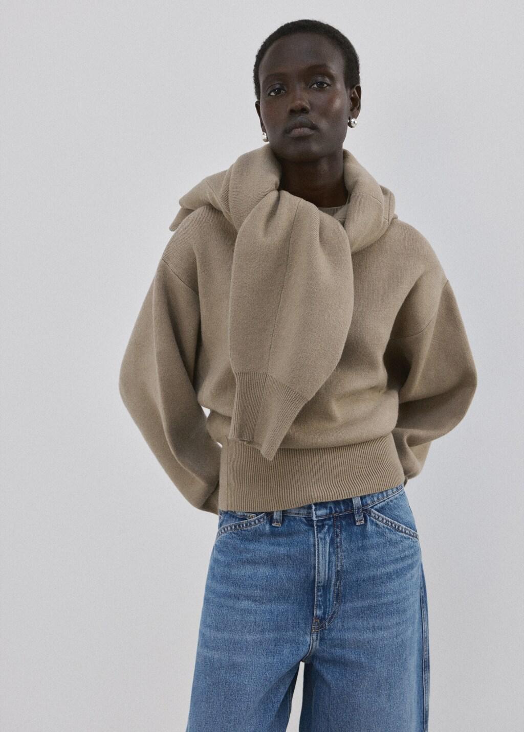 Blue Mid-Rise Balloon Jeans, 0201_TM, large image number 4