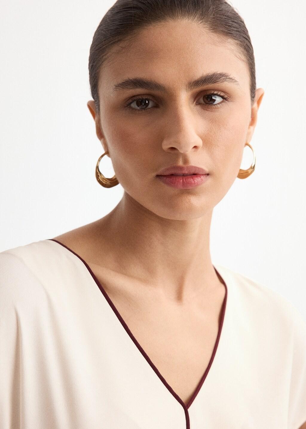 Beige Belt Detail Dress, Light Beige, large image number 4