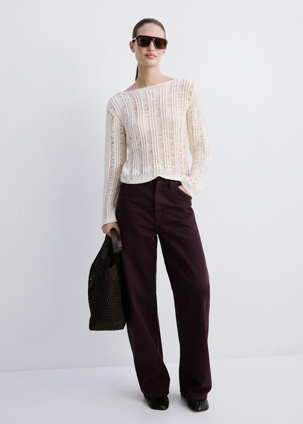 Purple Mid-Rise Balloon Jeans, 0201_77, large image number 0