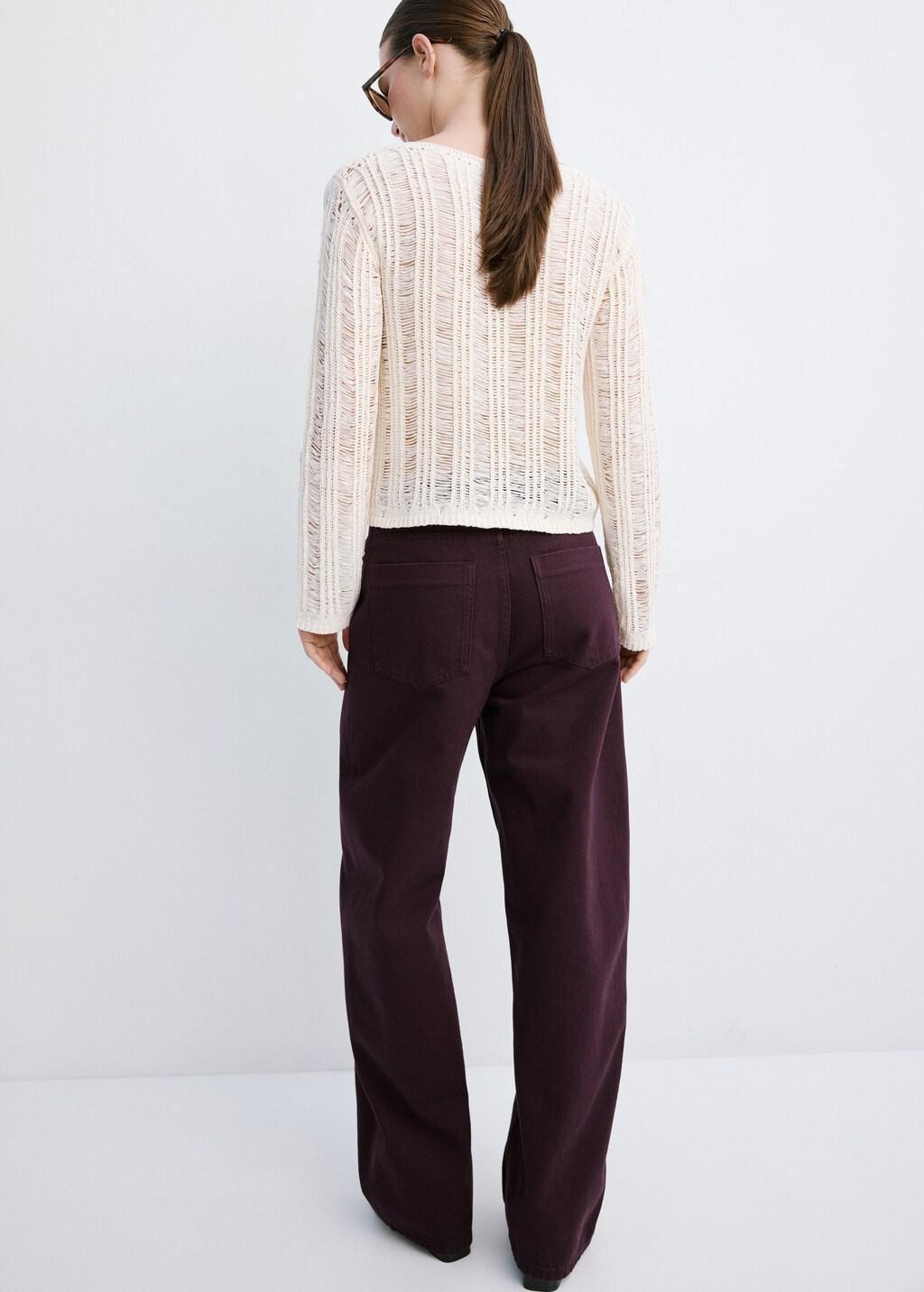 Purple Mid-Rise Balloon Jeans, 0201_77, large image number 2