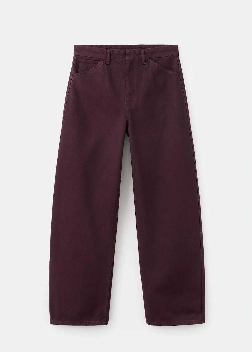 Purple Mid-Rise Balloon Jeans, 0201_77, large image number 8