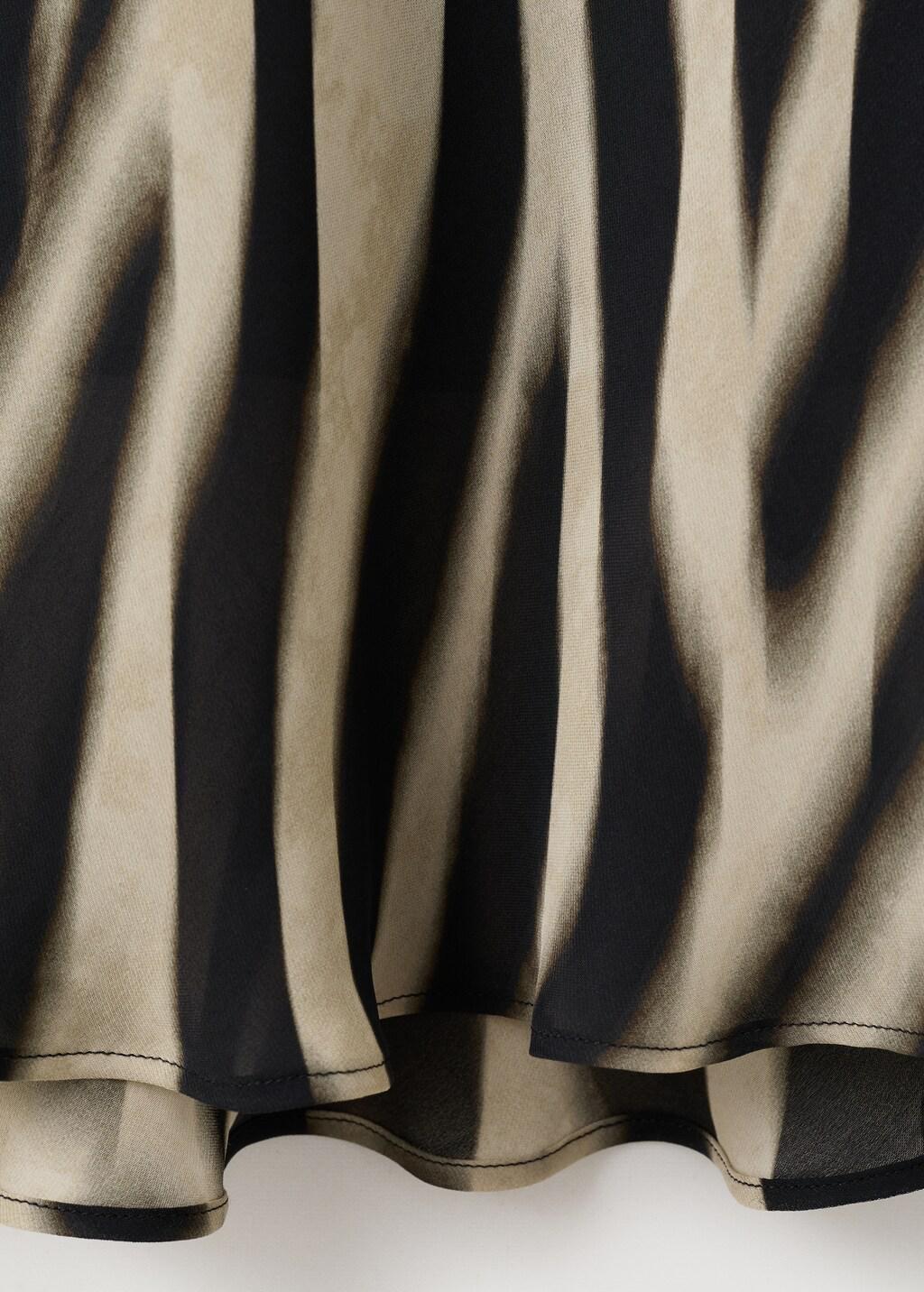 Black A-Line Animal-Print Dress, 0201_99, large image number 1