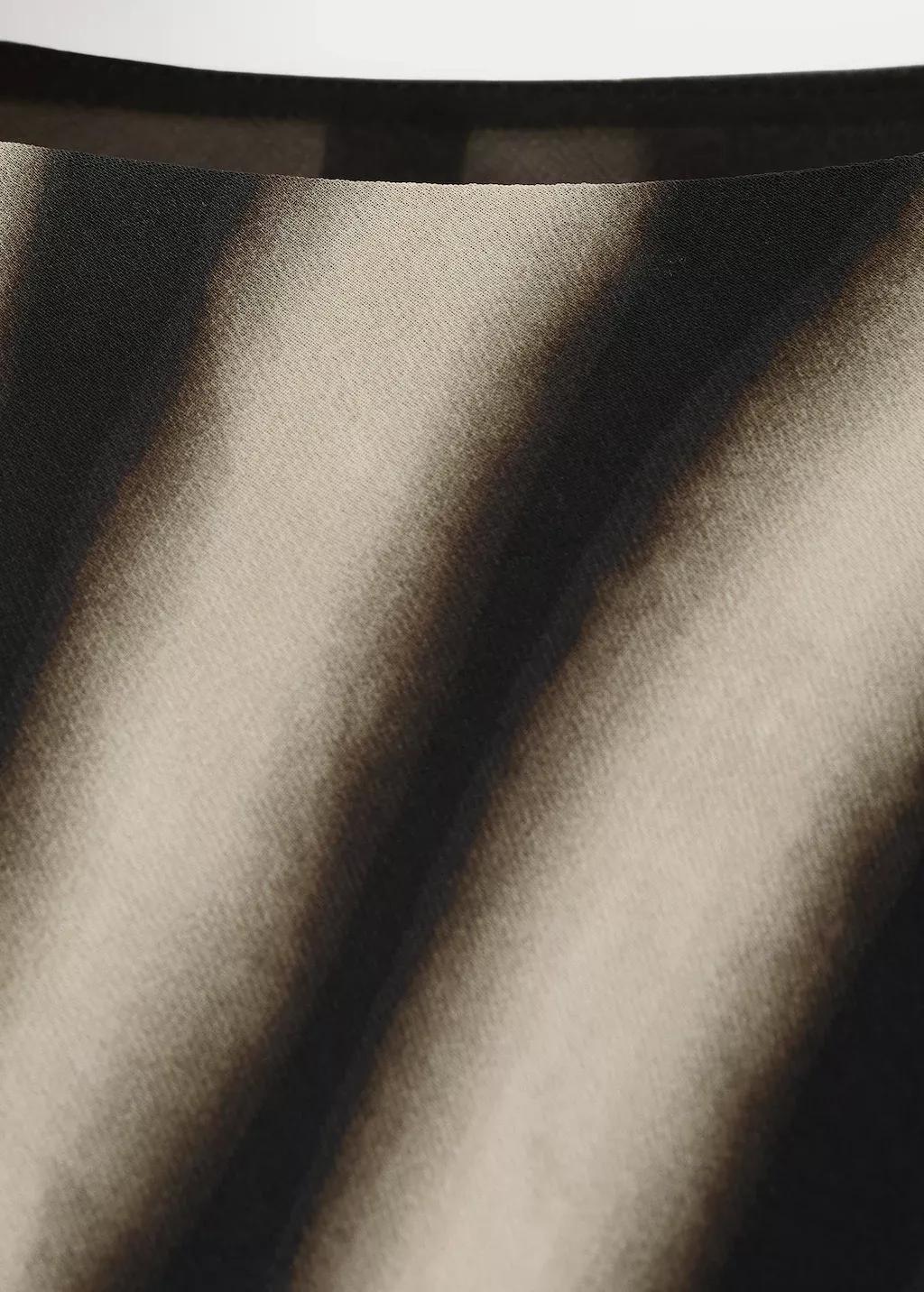 Black A-Line Animal-Print Dress, 0201_99, large image number 5