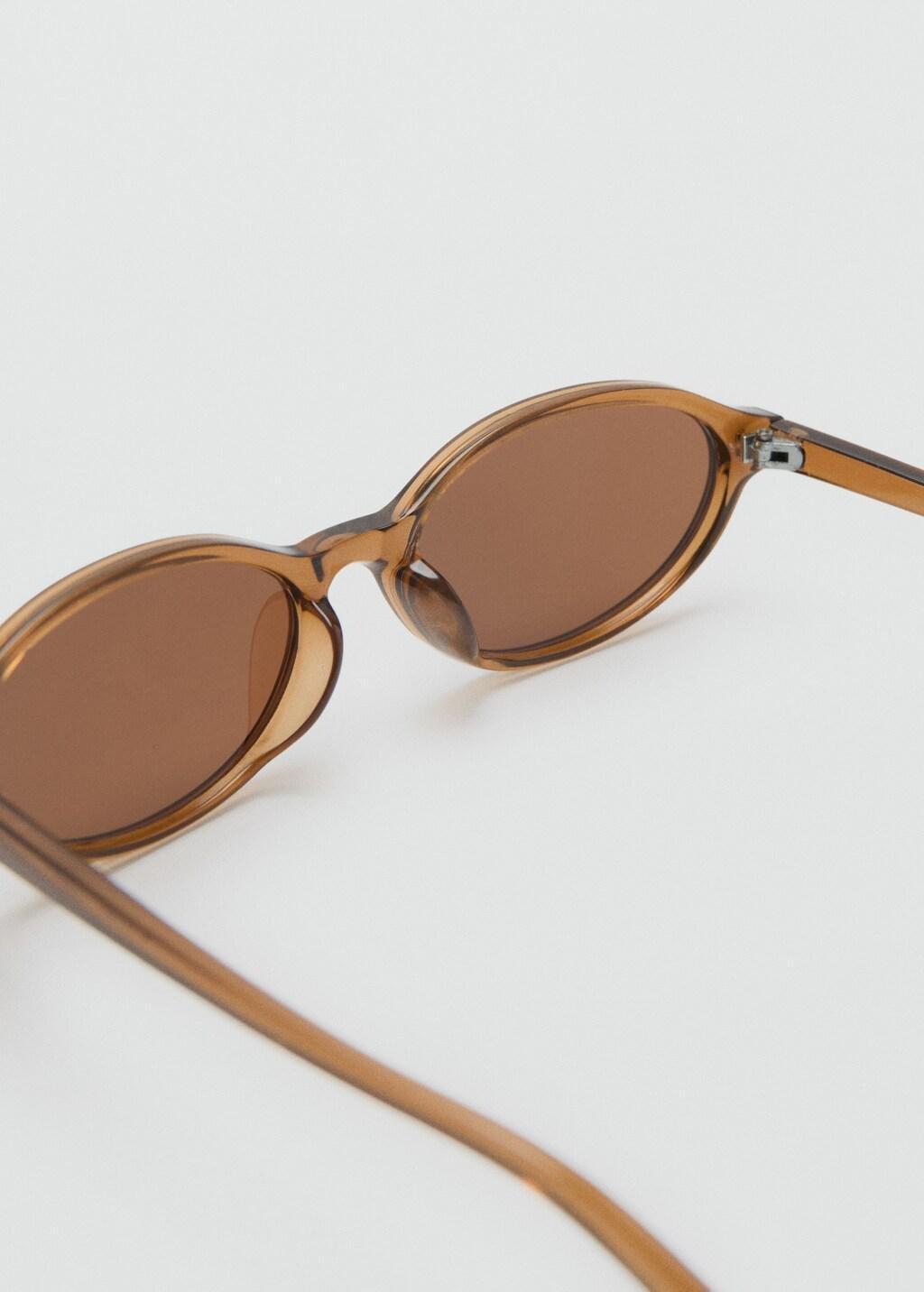 BROWN Rectangular-frame sunglasses, Brown, large image number 1