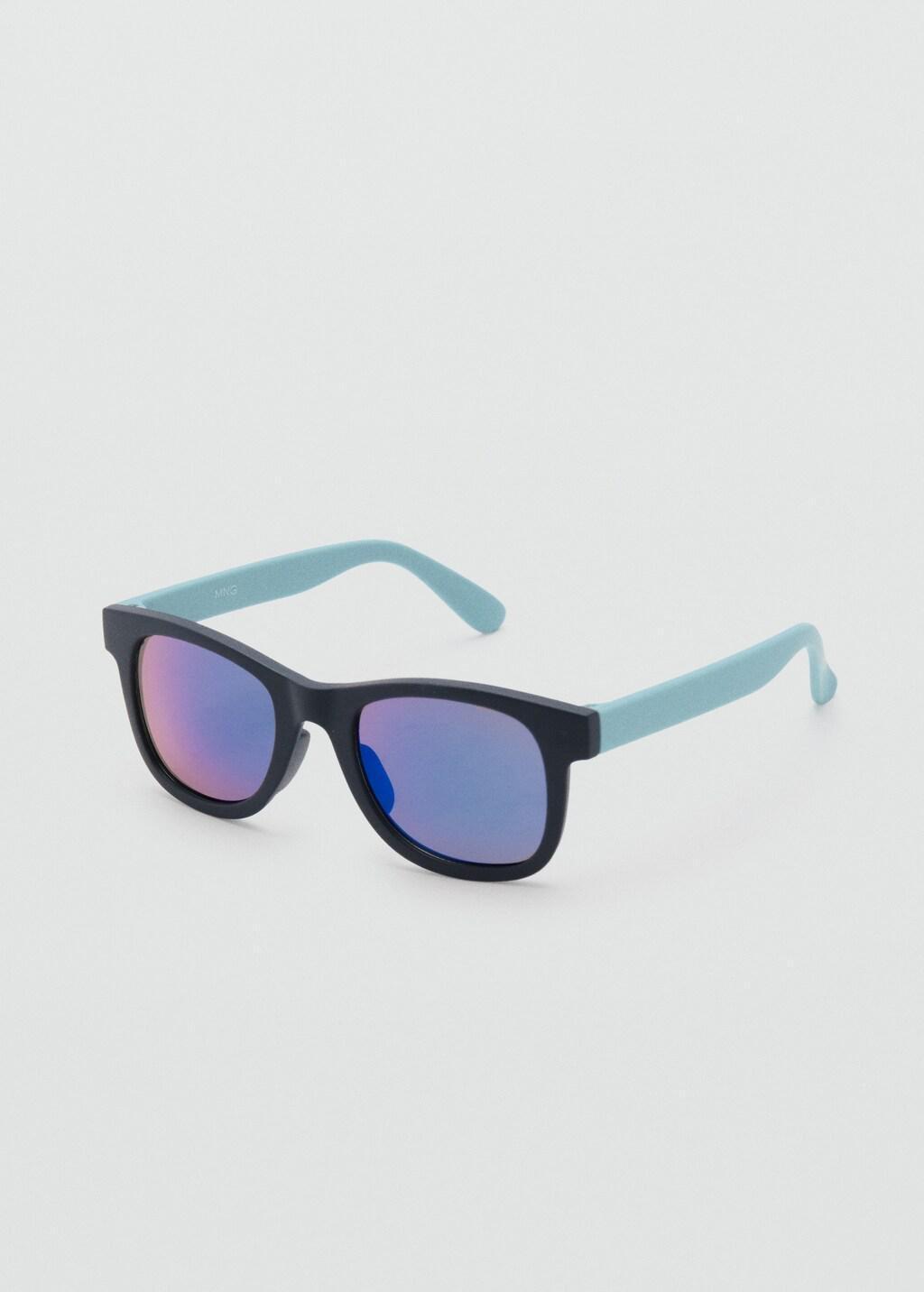 Green Square Sunglasses, Kids Boys, Turquoise - Aqua, large image number 0