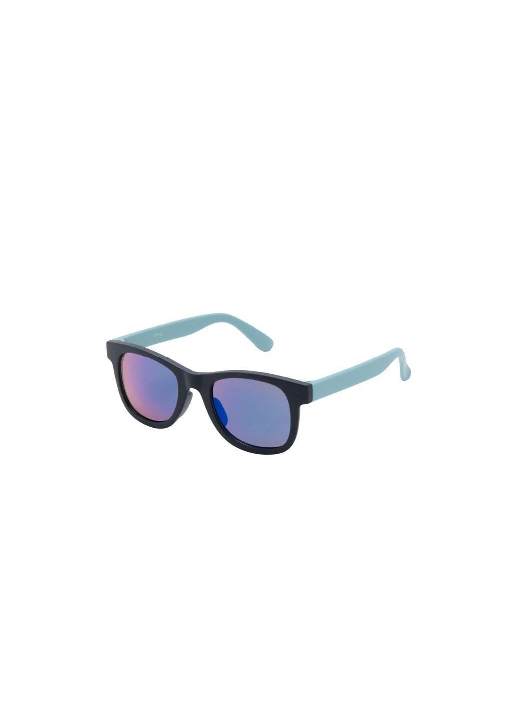 Green Square Sunglasses, Kids Boys, Turquoise - Aqua, large image number 2