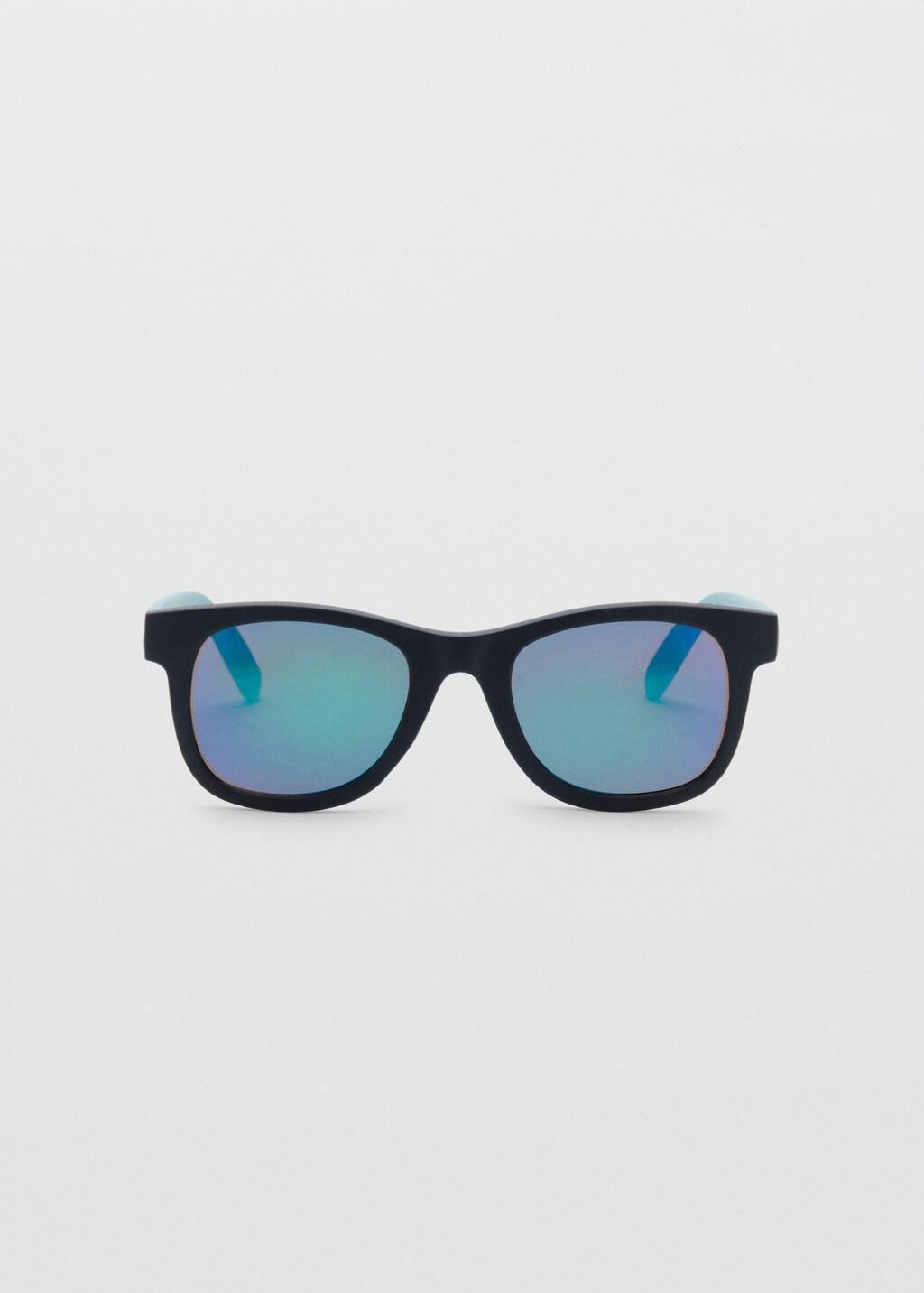 Green Square Sunglasses, Kids Boys, Turquoise - Aqua, large image number 3