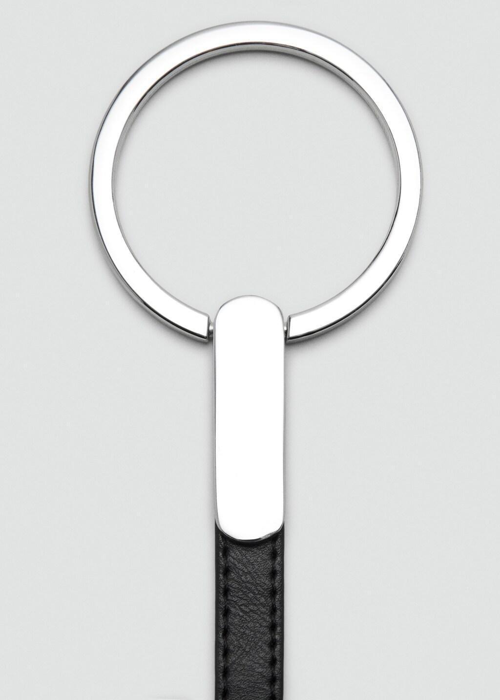 Black Thin Belt With Maxi-Buckle, Black, large image number 1