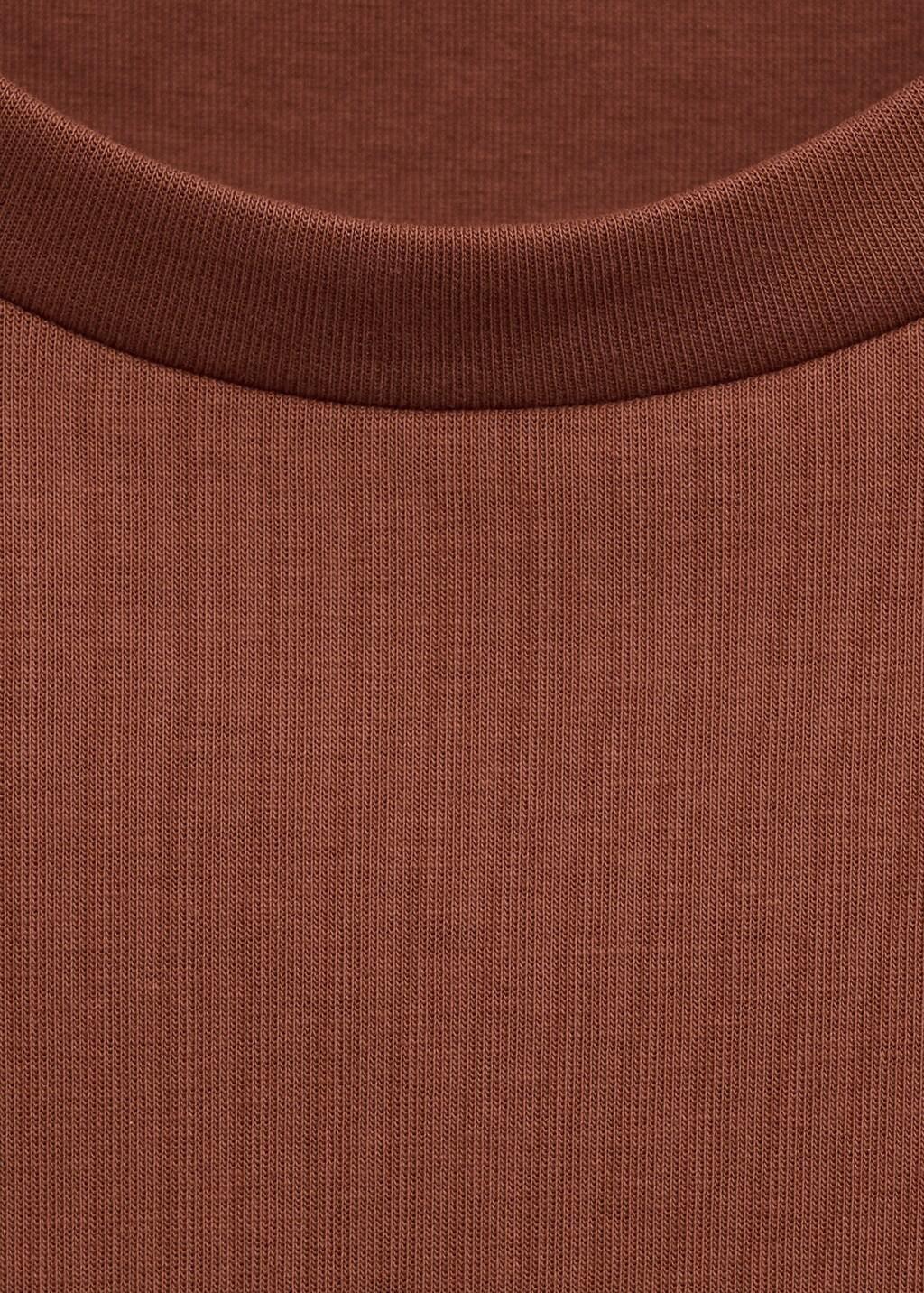 Russet Oversized Cotton T-Shirt, 0201_79, medium