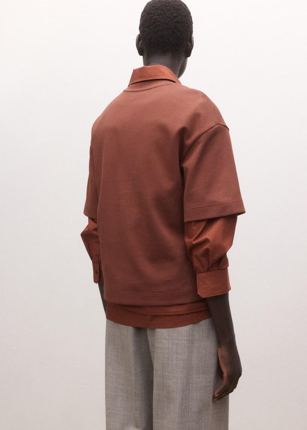 Russet Oversized Cotton T-Shirt, 0201_79, medium
