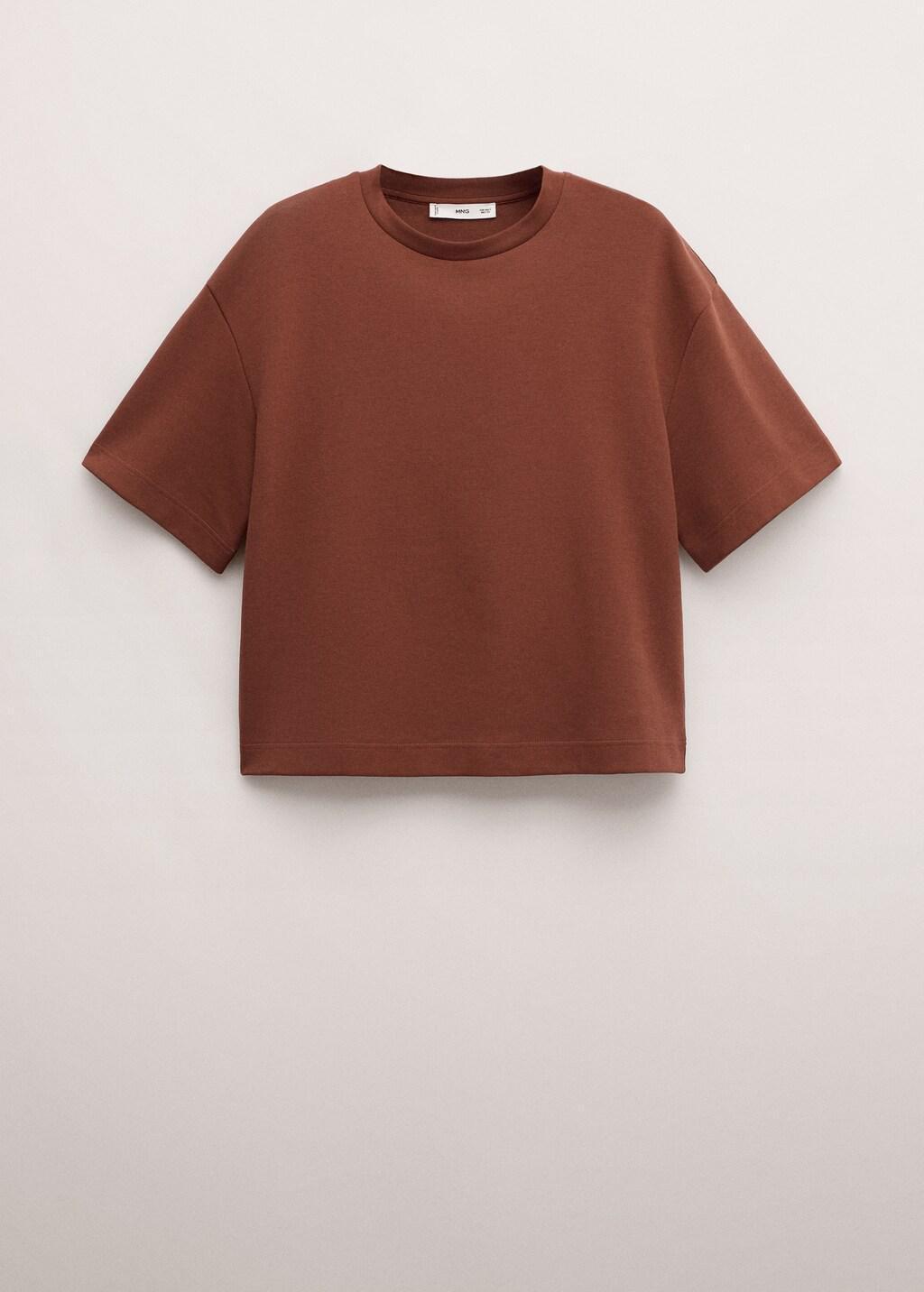 Russet Oversized Cotton T-Shirt, 0201_79, large image number 7