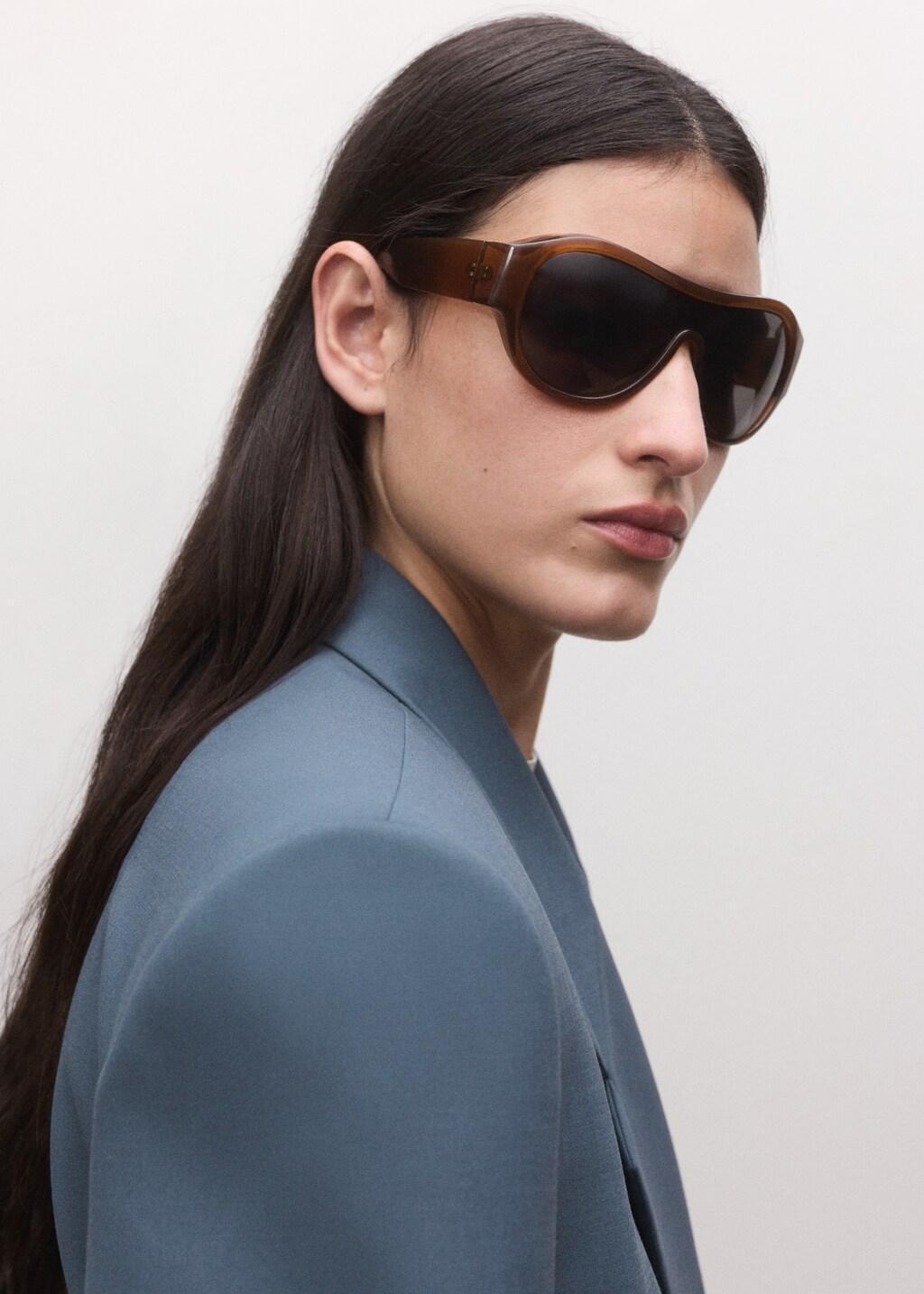 MEDIUM BLUE Wool-blend suit blazer, Medium Blue, large image number 4