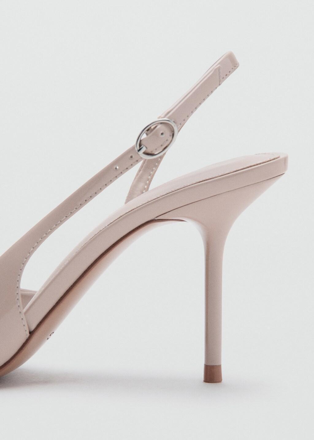 Pink Lt Pastel High-Heeled Shoes With Pointed Toe And Bow, 0201_80, medium