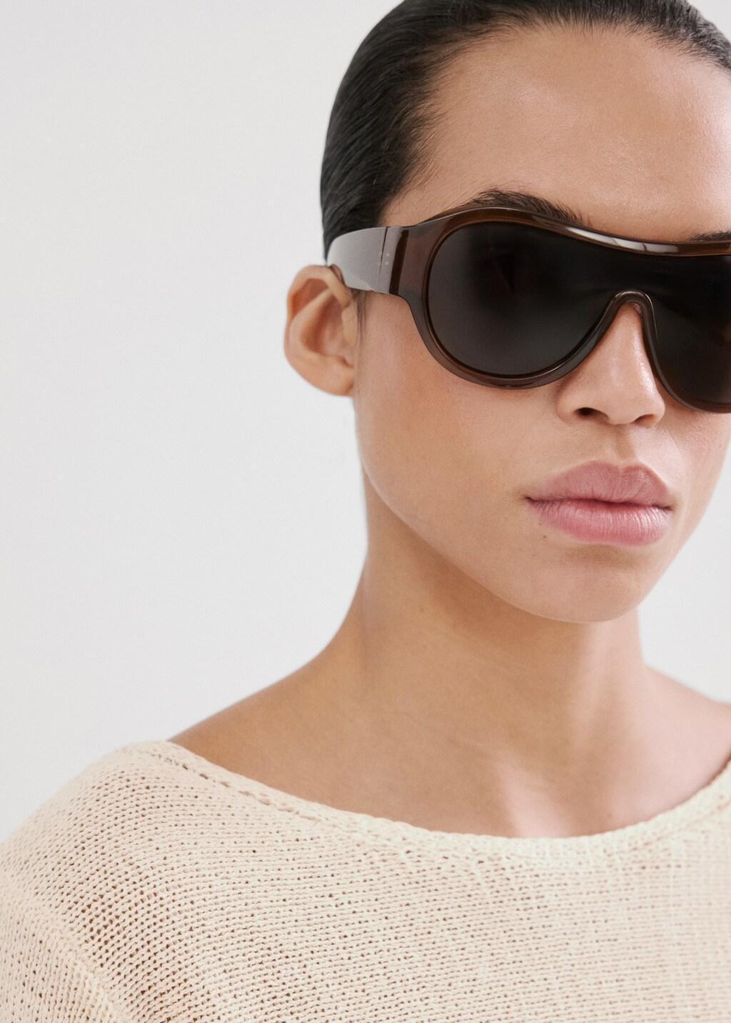 Brown Lt Pastel Long-Sleeve Knitted Sweater, Light Pastel Brown, large image number 4