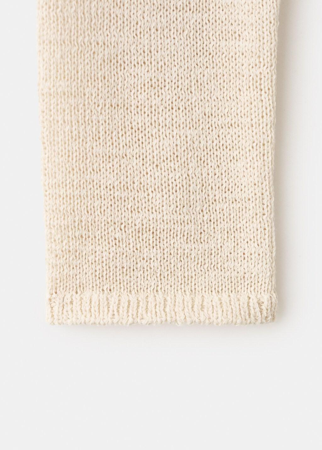 Brown Lt Pastel Long-Sleeve Knitted Sweater, Light Pastel Brown, large image number 5